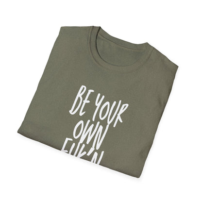 Be Your Own Hero Unisex Softstyle T-Shirt, Casual Graphic Tee, Comfortable Daily Wear, Great for Gifting, Perfect for Holidays