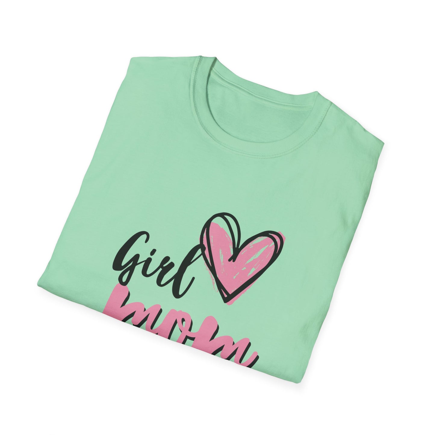 Girl Love Mom T-Shirt | Unisex Softstyle Tee for Mother's Day