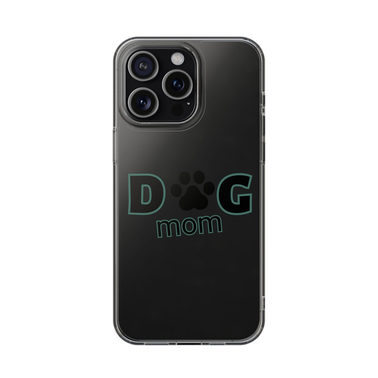 Dog Mom Clear Phone Case - Perfect Gift for Pet Lovers