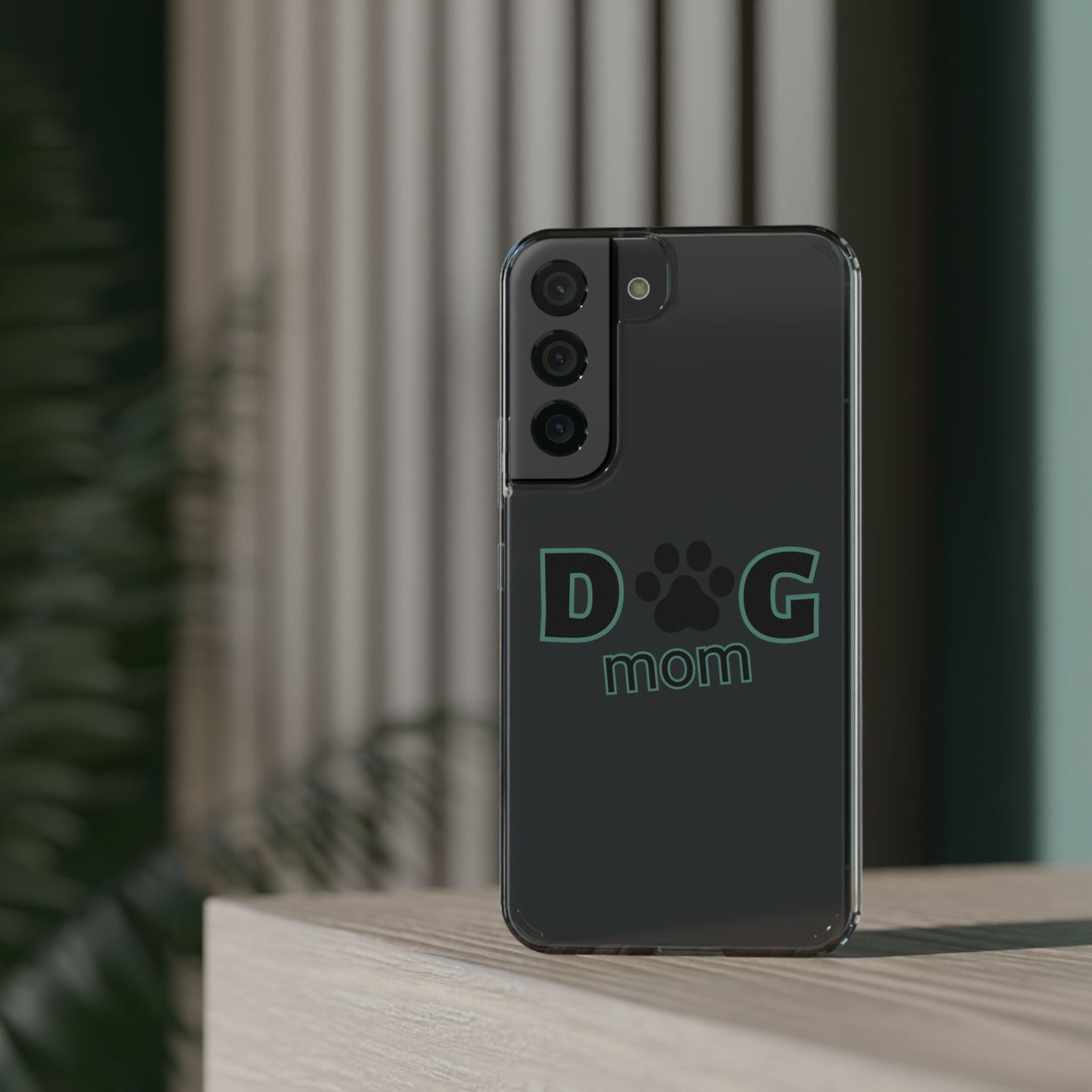 Dog Mom Clear Phone Case - Perfect Gift for Pet Lovers