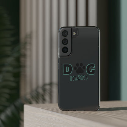 Dog Mom Clear Phone Case - Perfect Gift for Pet Lovers