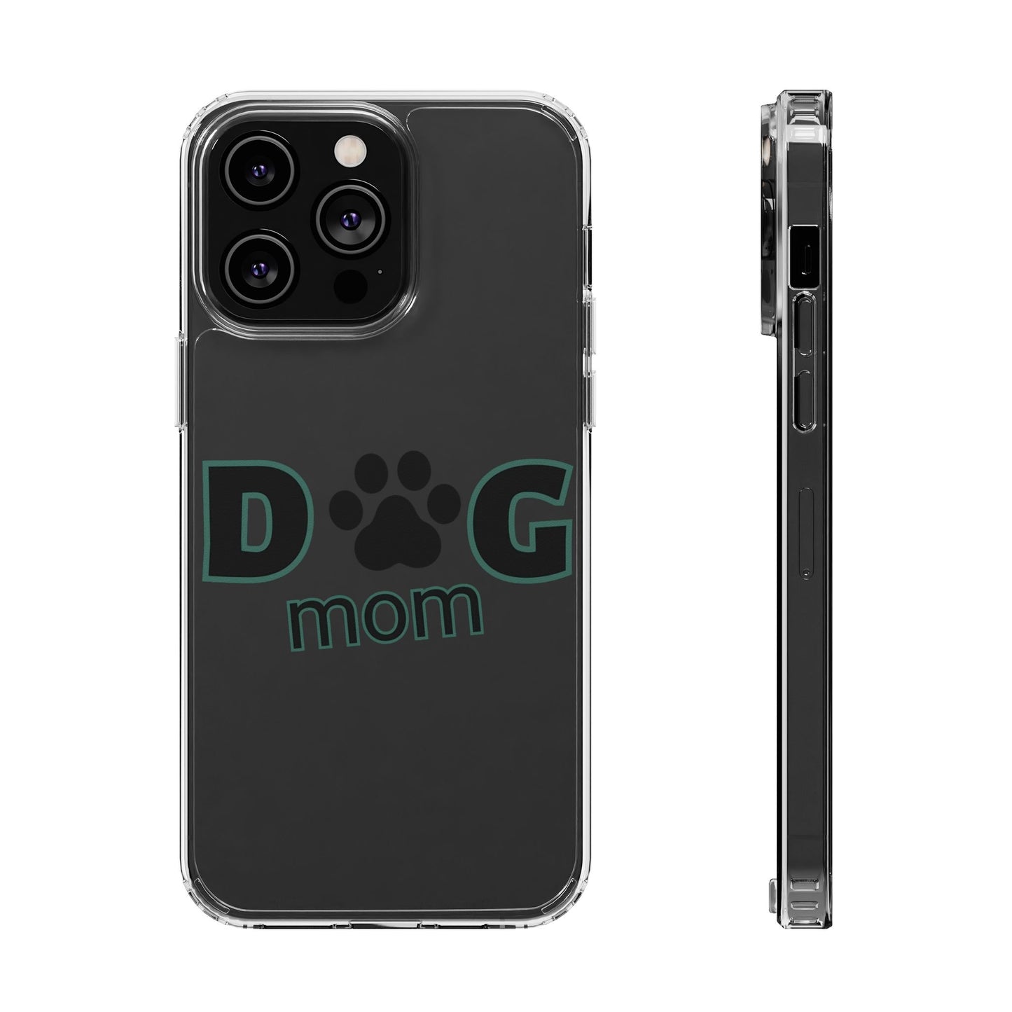 Dog Mom Clear Phone Case - Perfect Gift for Pet Lovers