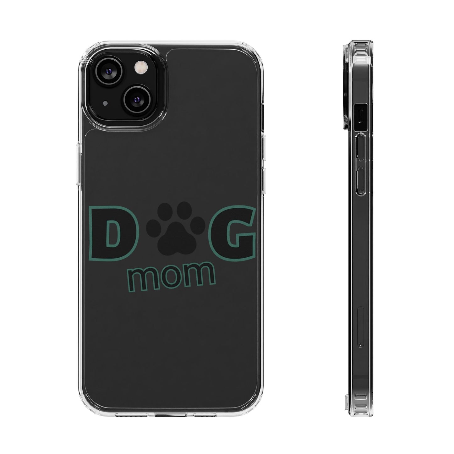 Dog Mom Clear Phone Case - Perfect Gift for Pet Lovers