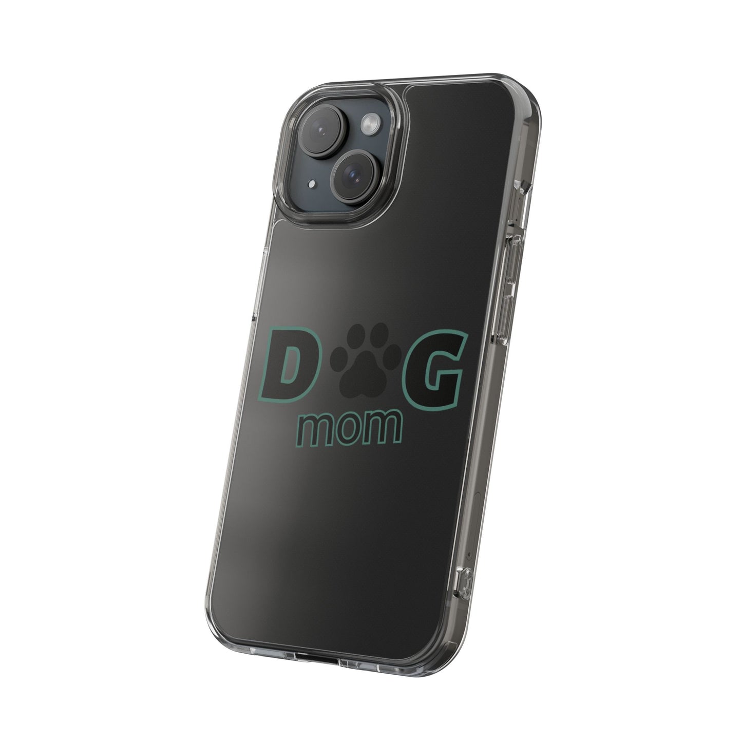 Dog Mom Clear Phone Case - Perfect Gift for Pet Lovers