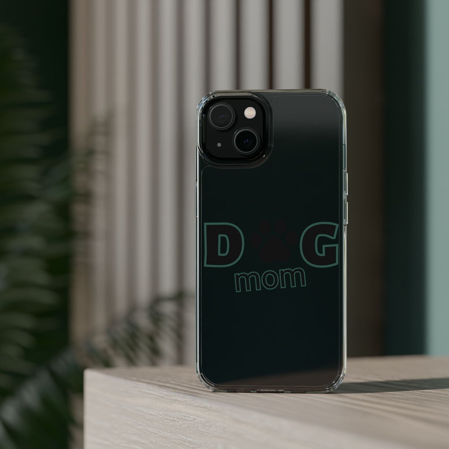 Dog Mom Clear Phone Case - Perfect Gift for Pet Lovers