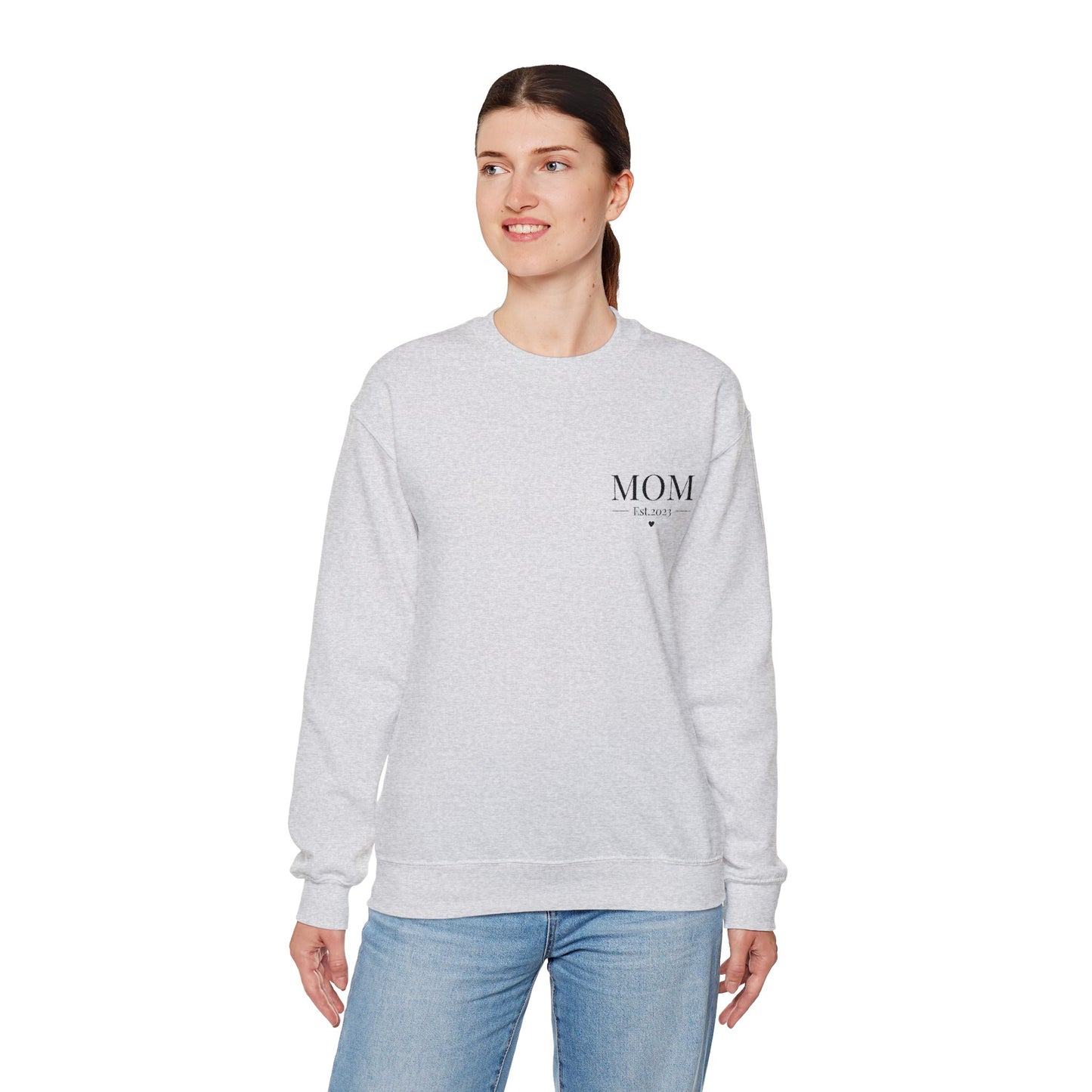 Mom Life Crewneck Sweatshirt - Cozy Unisex Pullover for Mother's Day