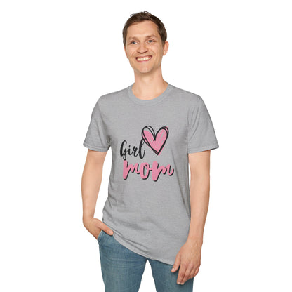 Girl Love Mom T-Shirt | Unisex Softstyle Tee for Mother's Day