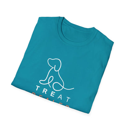 Treat Dealer Dog Lover's Unisex T-Shirt - 'Treat Dealer' Design, Pet Owner Gift, Cute Dog Apparel, Animal Lover Shirt, Dog Mom/Dad Tee, Casual Wear