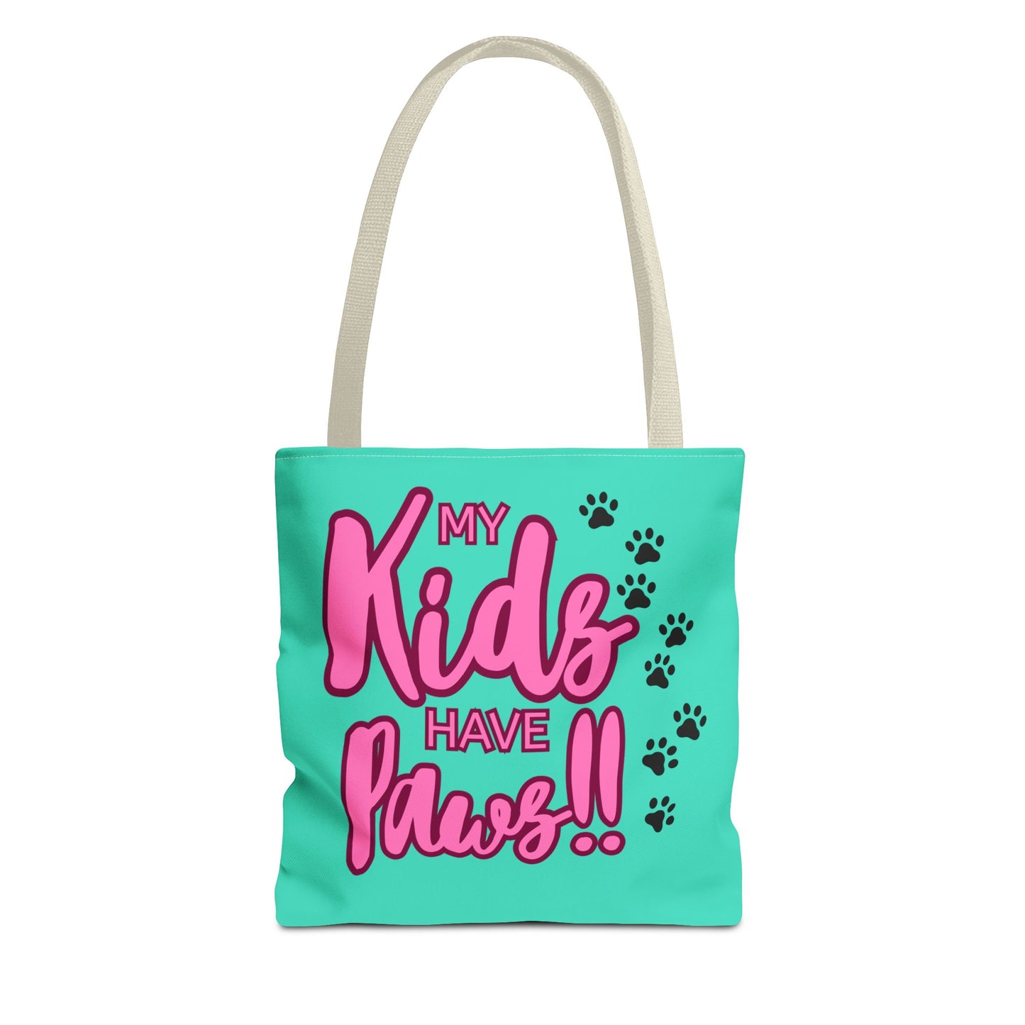 Tote Bag 13x13 My Kids Have Paws Mother