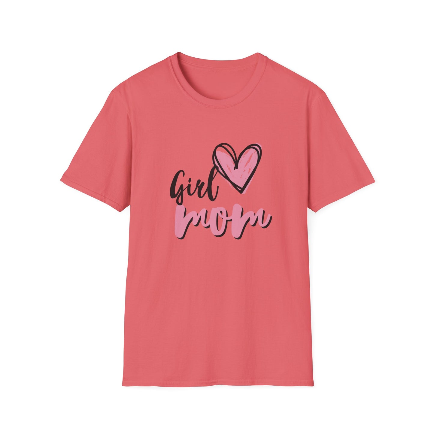 Girl Love Mom T-Shirt | Unisex Softstyle Tee for Mother's Day