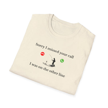 Unisex Softstyle T-Shirt - I was on the other line