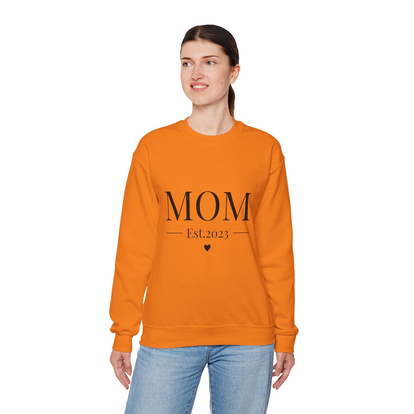 Mom Est. 2023 Crewneck Sweatshirt - Perfect Gift for New Moms