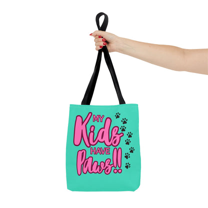 Tote Bag 13x13 My Kids Have Paws Mother