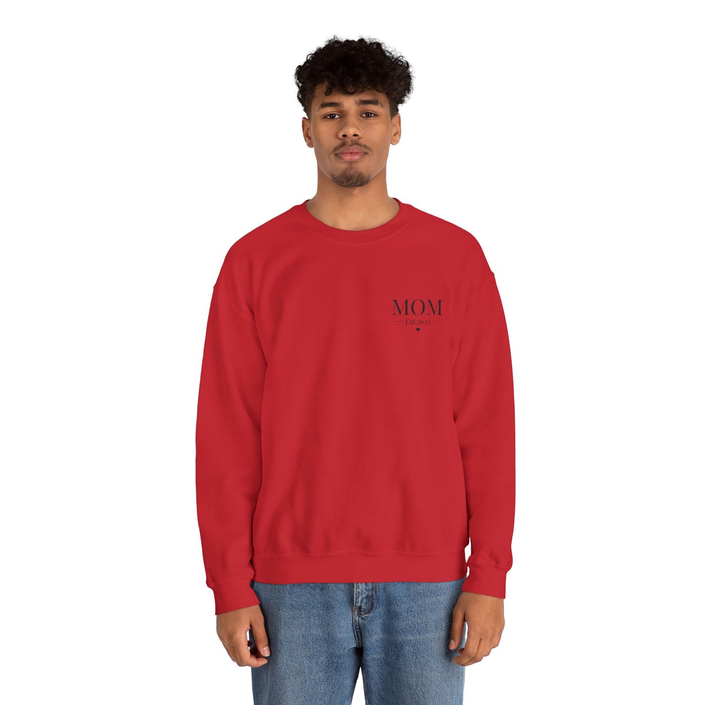 Mom Life Crewneck Sweatshirt - Cozy Unisex Pullover for Mother's Day