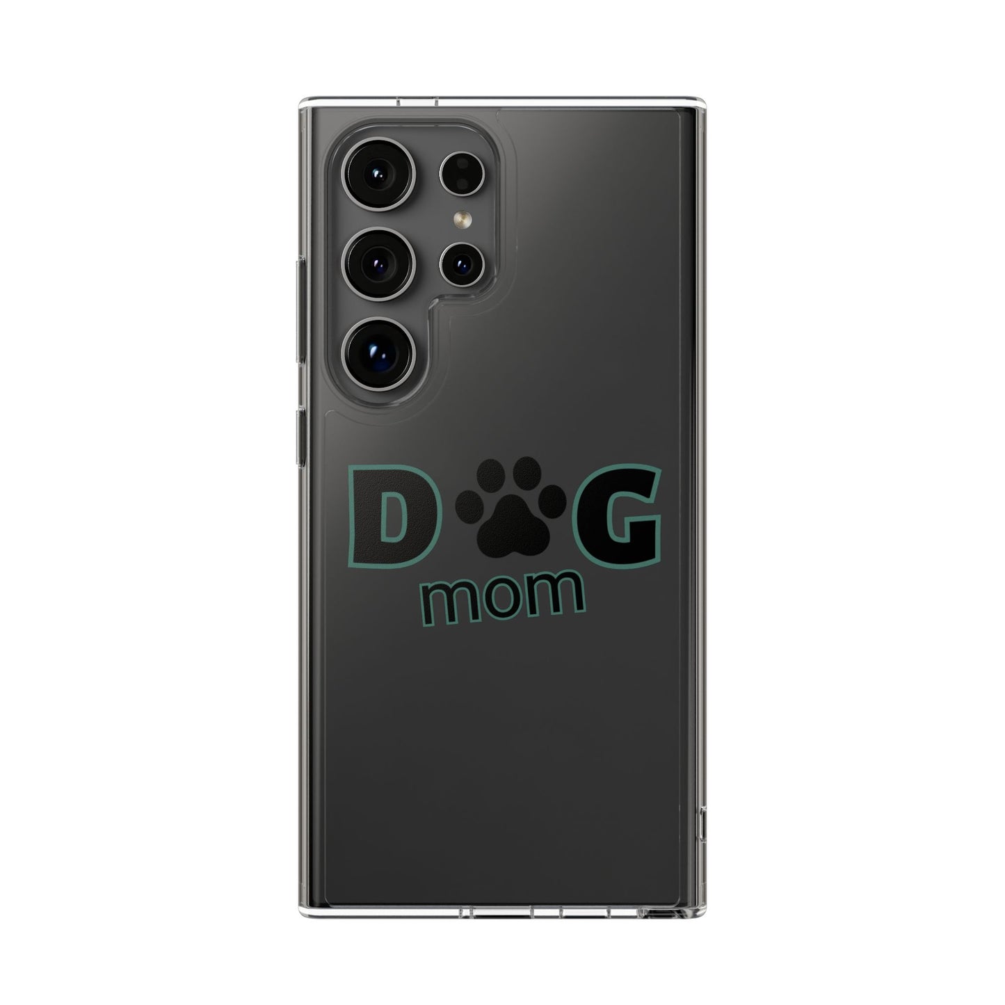 Dog Mom Clear Phone Case - Perfect Gift for Pet Lovers