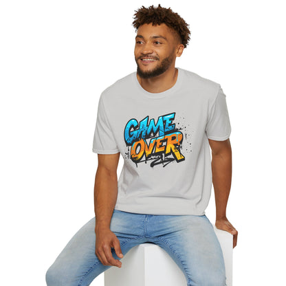 Unisex Softstyle T-Shirt - Gaming Game Over