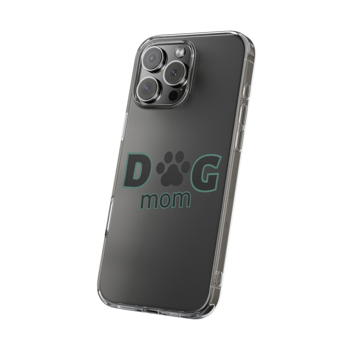 Dog Mom Clear Phone Case - Perfect Gift for Pet Lovers