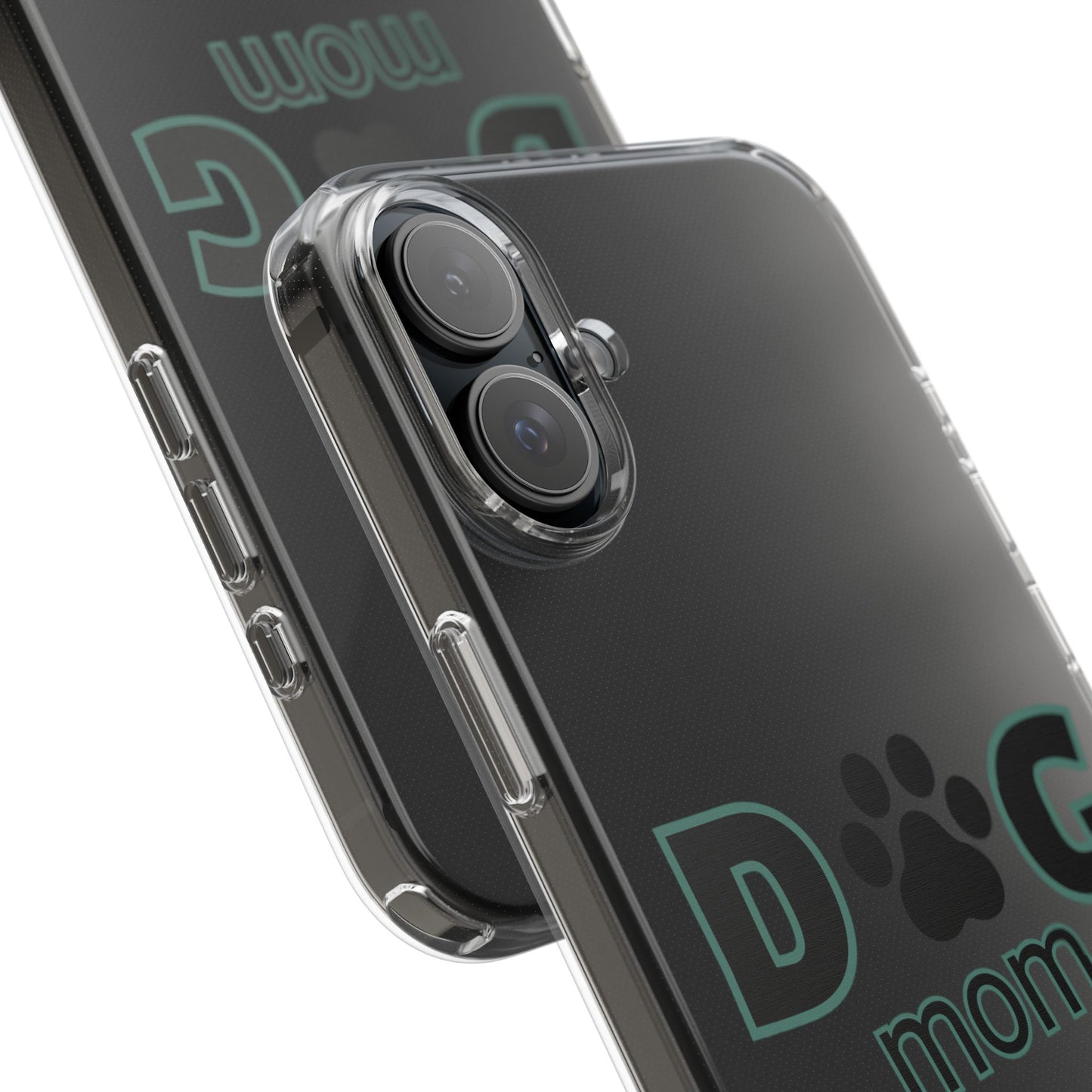 Dog Mom Clear Phone Case - Perfect Gift for Pet Lovers