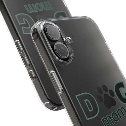 Dog Mom Clear Phone Case - Perfect Gift for Pet Lovers