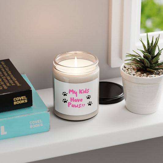 Pet Lover's Scented Soy Candle - 9oz Inspirational Gift