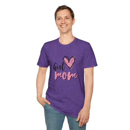 Girl Love Mom T-Shirt | Unisex Softstyle Tee for Mother's Day