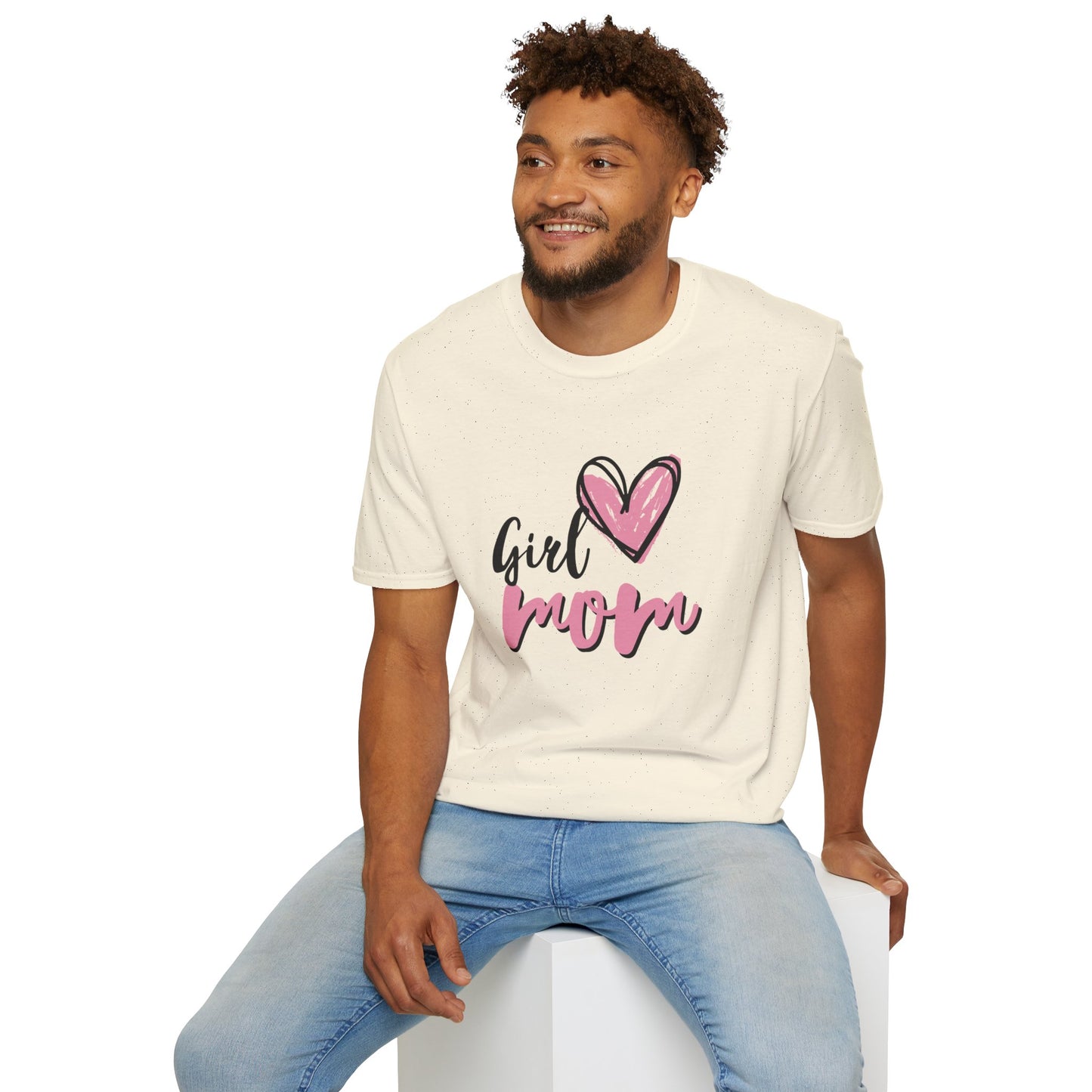 Girl Love Mom T-Shirt | Unisex Softstyle Tee for Mother's Day