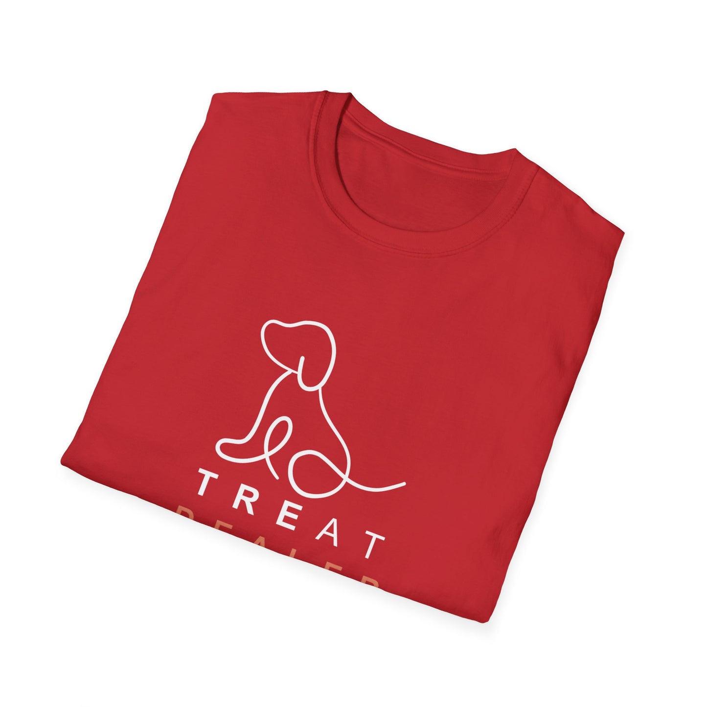 Treat Dealer Dog Lover's Unisex T-Shirt - 'Treat Dealer' Design, Pet Owner Gift, Cute Dog Apparel, Animal Lover Shirt, Dog Mom/Dad Tee, Casual Wear
