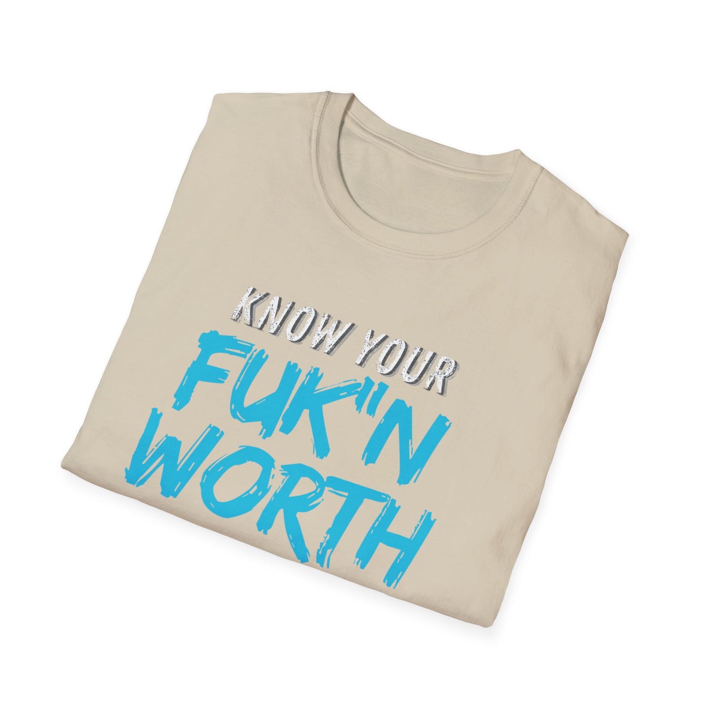 Your Worth Empowering Statement Tee, Know Your Worth Shirt, Inspirational Graphic T-Shirt, Motivational Casual Wear, Gifts for Friends, Unisex [...]