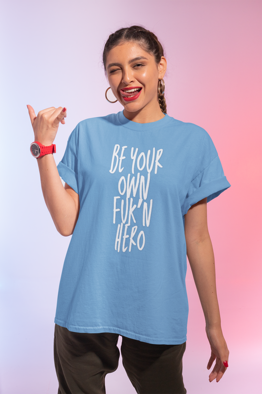 Be Your Own Hero Unisex Softstyle T-Shirt, Casual Graphic Tee, Comfortable Daily Wear, Great for Gifting, Perfect for Holidays