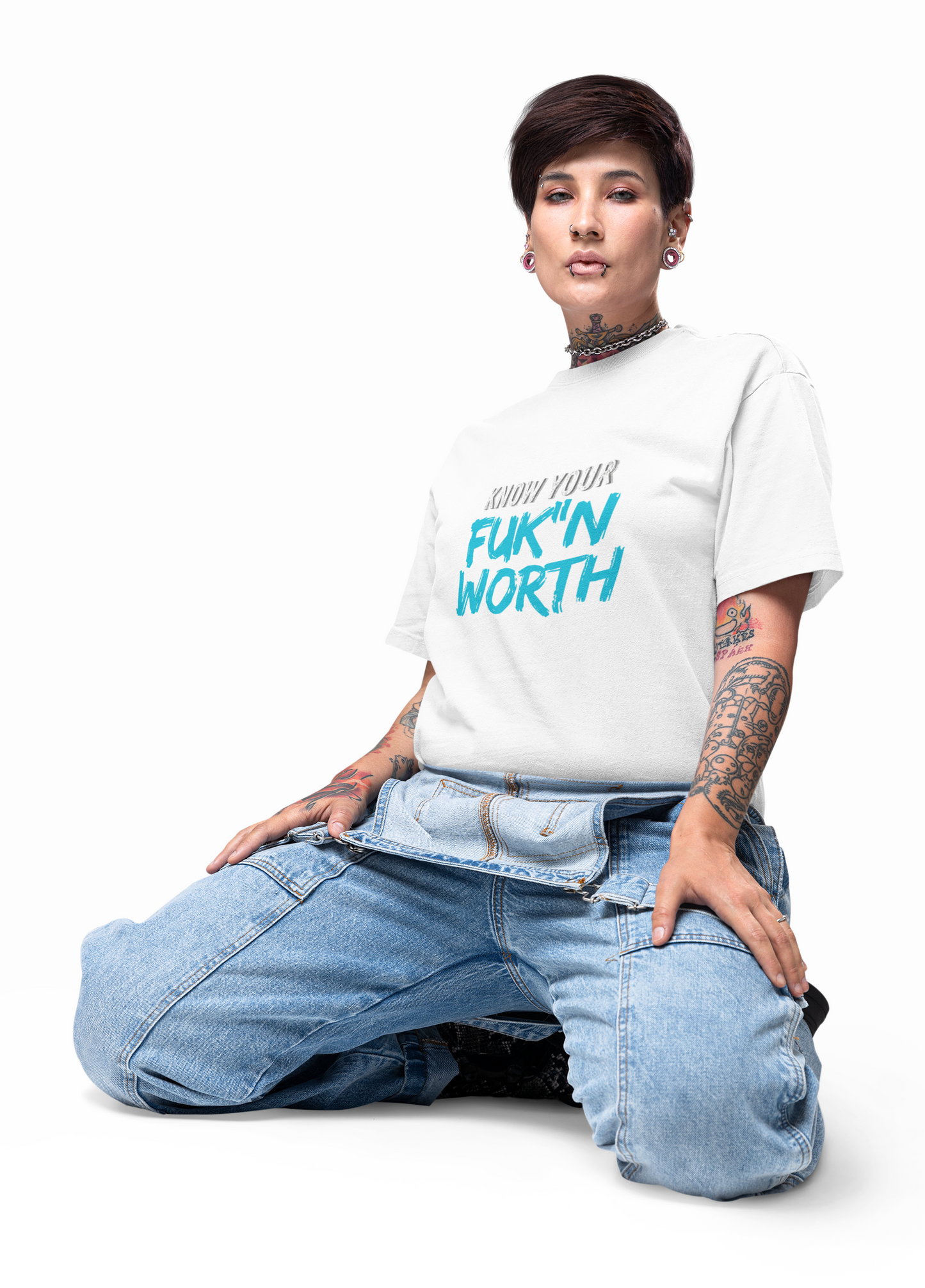 Your Worth Empowering Statement Tee, Know Your Worth Shirt, Inspirational Graphic T-Shirt, Motivational Casual Wear, Gifts for Friends, Unisex [...]