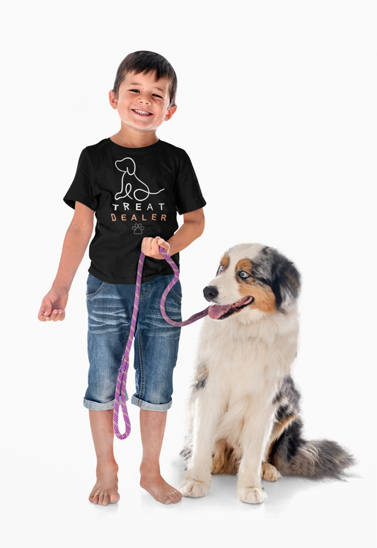 Treat Dealer Dog Lover's Unisex T-Shirt - 'Treat Dealer' Design, Pet Owner Gift, Cute Dog Apparel, Animal Lover Shirt, Dog Mom/Dad Tee, Casual Wear