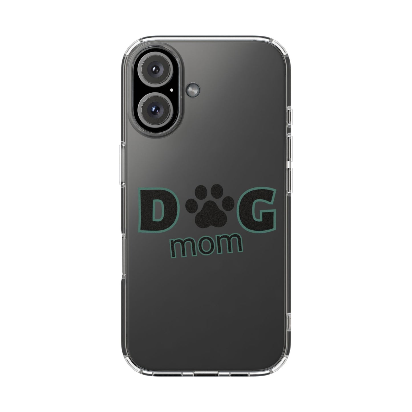 Dog Mom Clear Phone Case - Perfect Gift for Pet Lovers