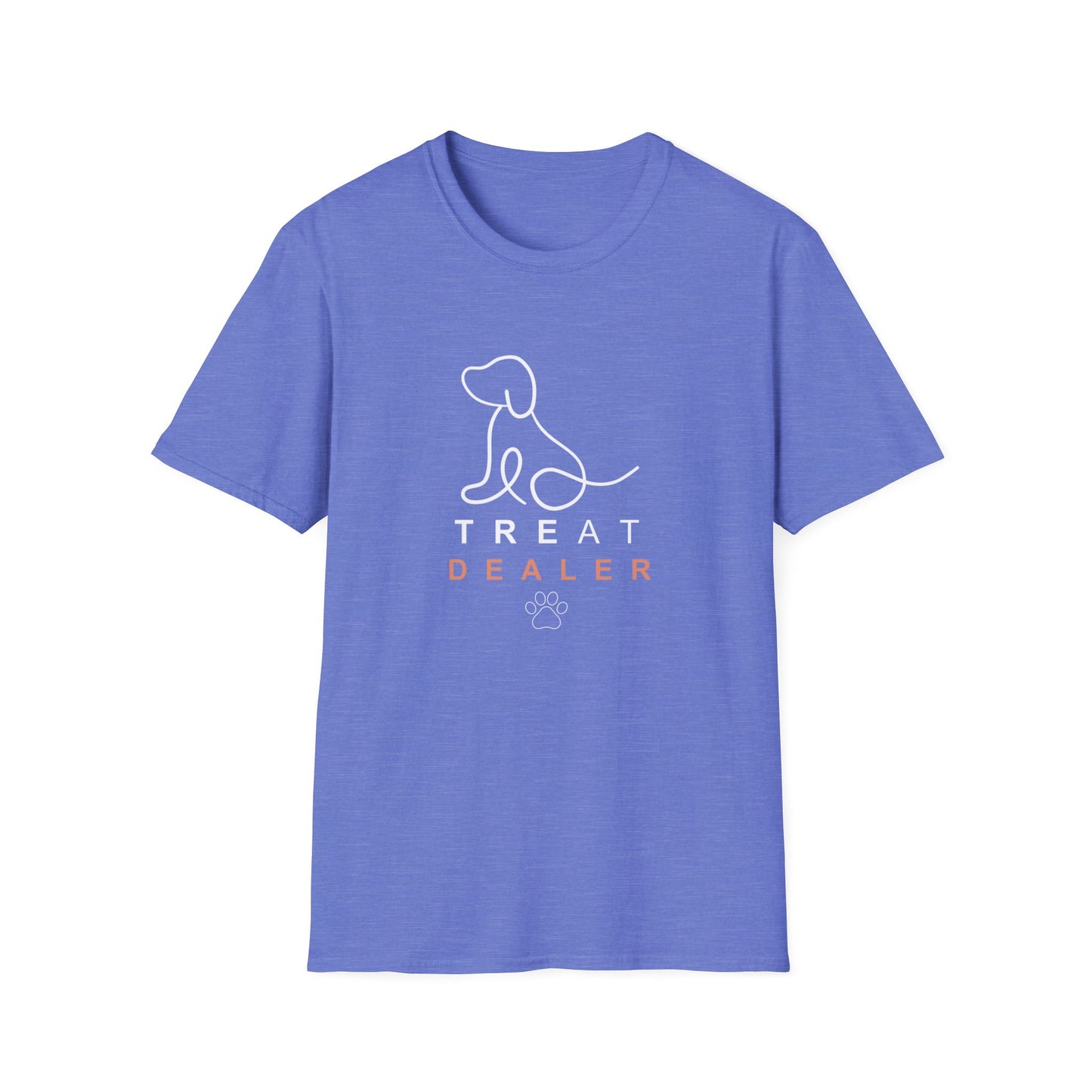 Treat Dealer Dog Lover's Unisex T-Shirt - 'Treat Dealer' Design, Pet Owner Gift, Cute Dog Apparel, Animal Lover Shirt, Dog Mom/Dad Tee, Casual Wear