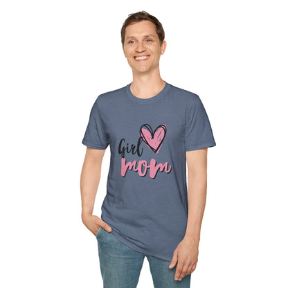 Girl Love Mom T-Shirt | Unisex Softstyle Tee for Mother's Day