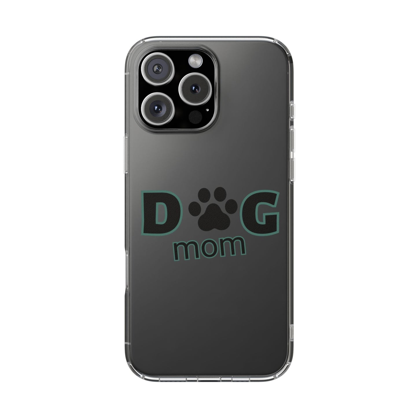 Dog Mom Clear Phone Case - Perfect Gift for Pet Lovers