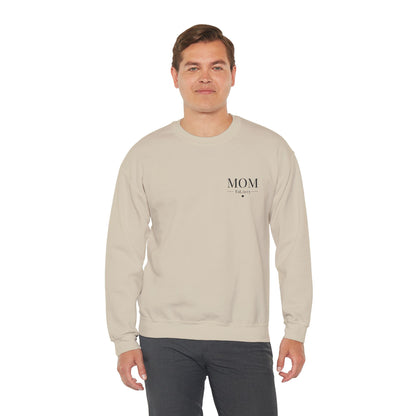 Mom Life Crewneck Sweatshirt - Cozy Unisex Pullover for Mother's Day
