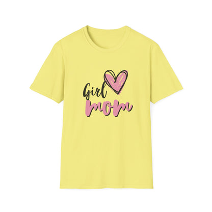 Girl Love Mom T-Shirt | Unisex Softstyle Tee for Mother's Day