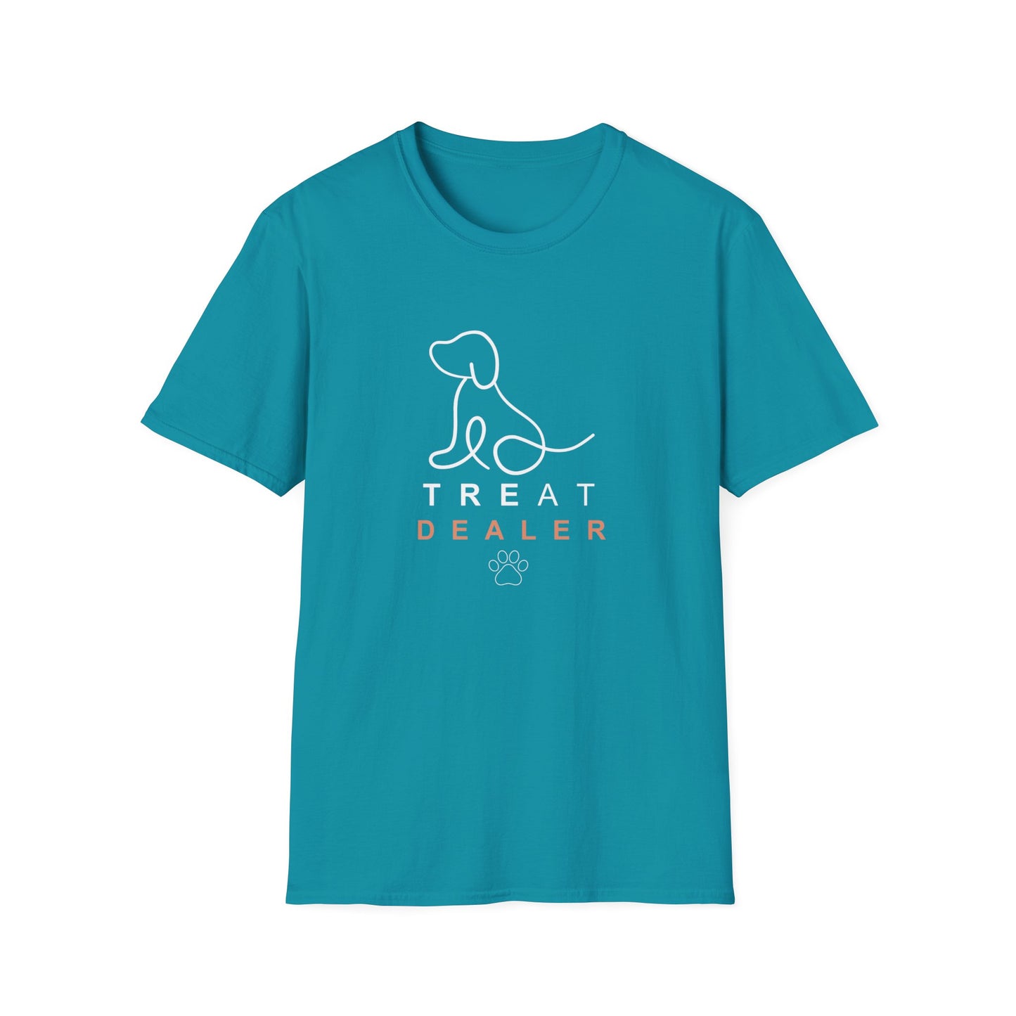 Treat Dealer Dog Lover's Unisex T-Shirt - 'Treat Dealer' Design, Pet Owner Gift, Cute Dog Apparel, Animal Lover Shirt, Dog Mom/Dad Tee, Casual Wear