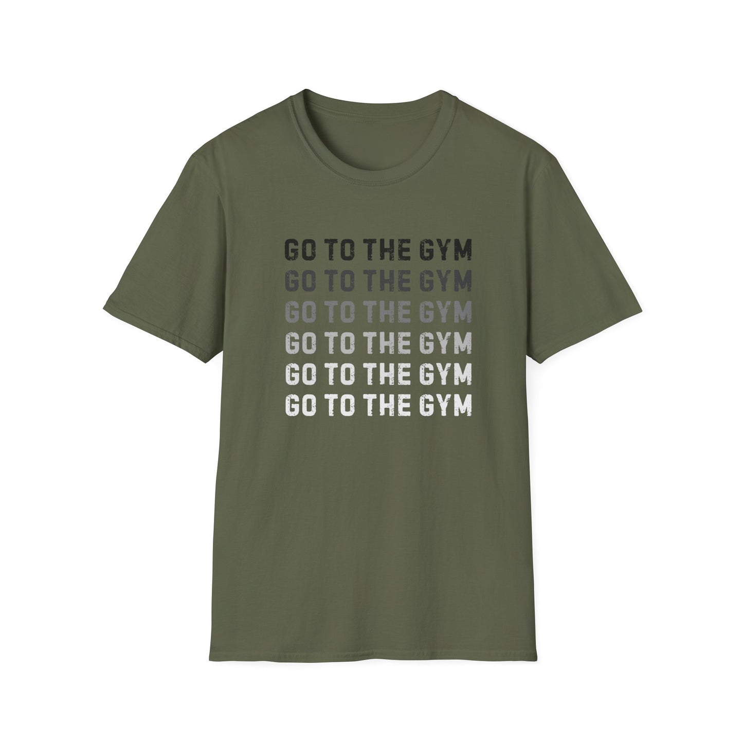 Go to the Gym Motivation Unisex T-Shirt, Workout Tee, Fitness Apparel, Exercise Shirt, Gift for Gym Lovers, Casual Wear