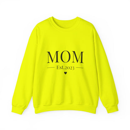 Mom Est. 2023 Crewneck Sweatshirt - Perfect Gift for New Moms