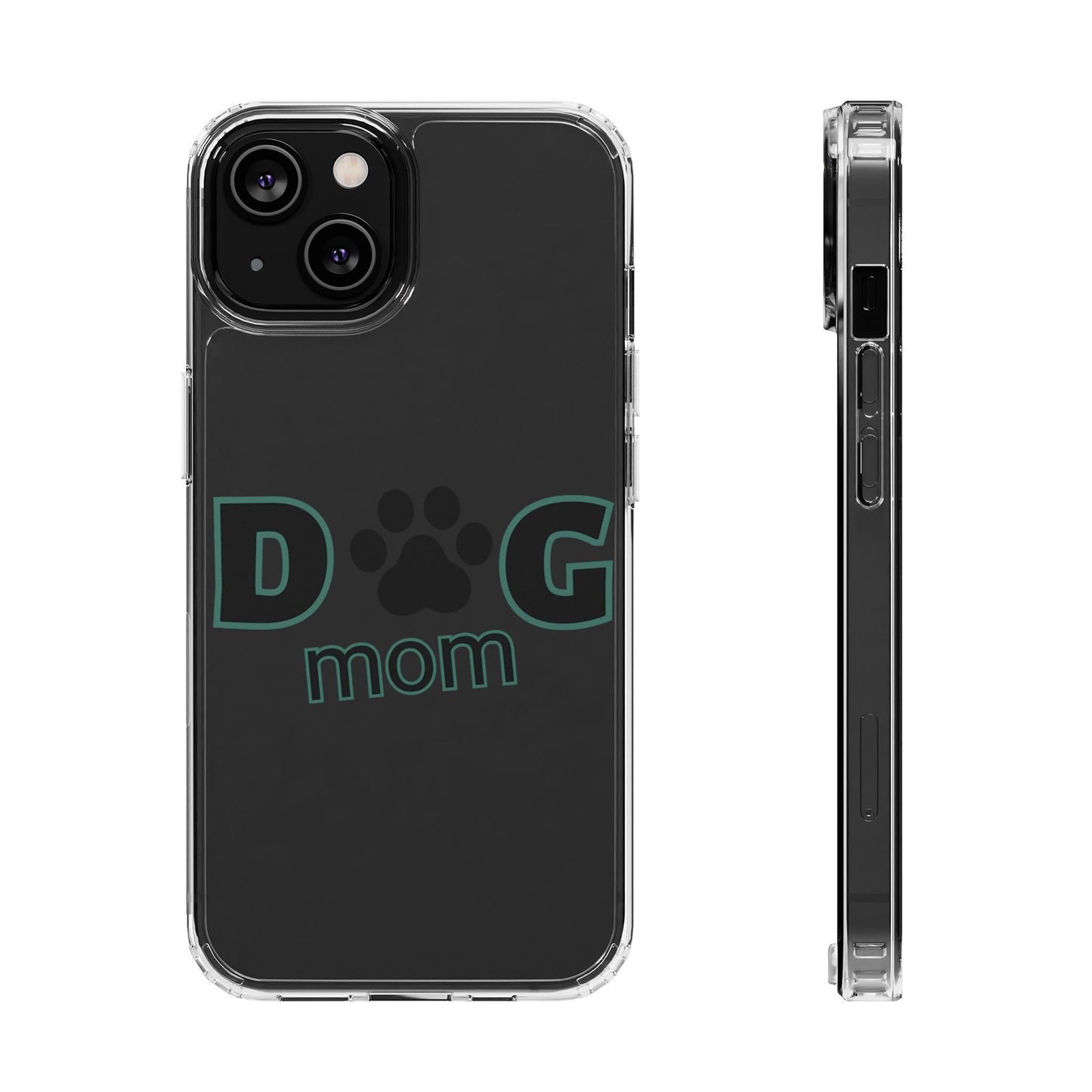 Dog Mom Clear Phone Case - Perfect Gift for Pet Lovers