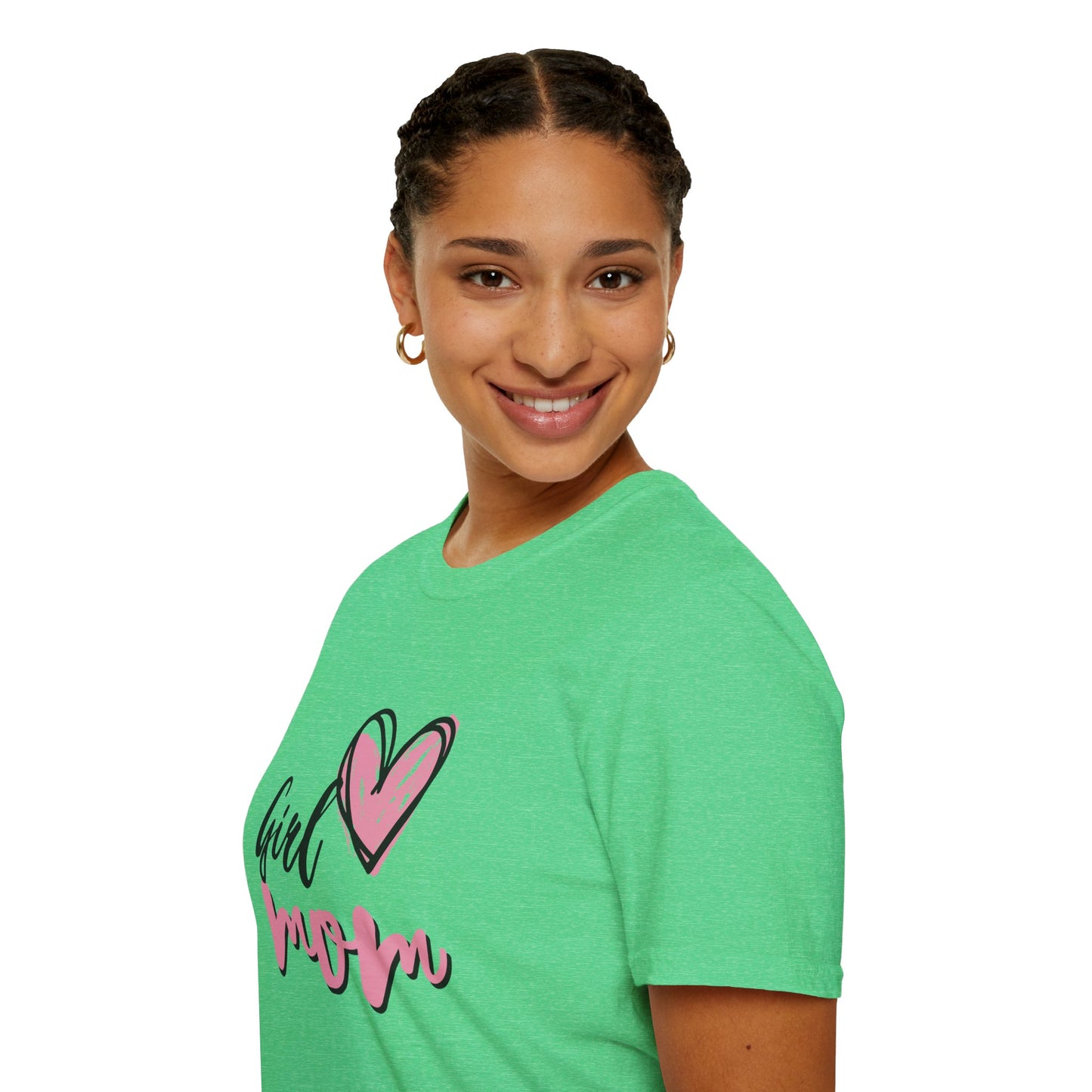 Girl Love Mom T-Shirt | Unisex Softstyle Tee for Mother's Day