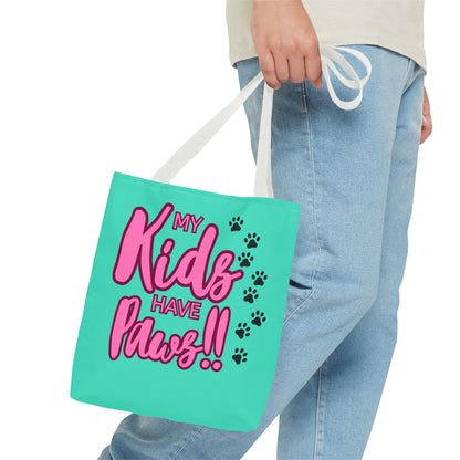 Tote Bag 13x13 My Kids Have Paws Mother