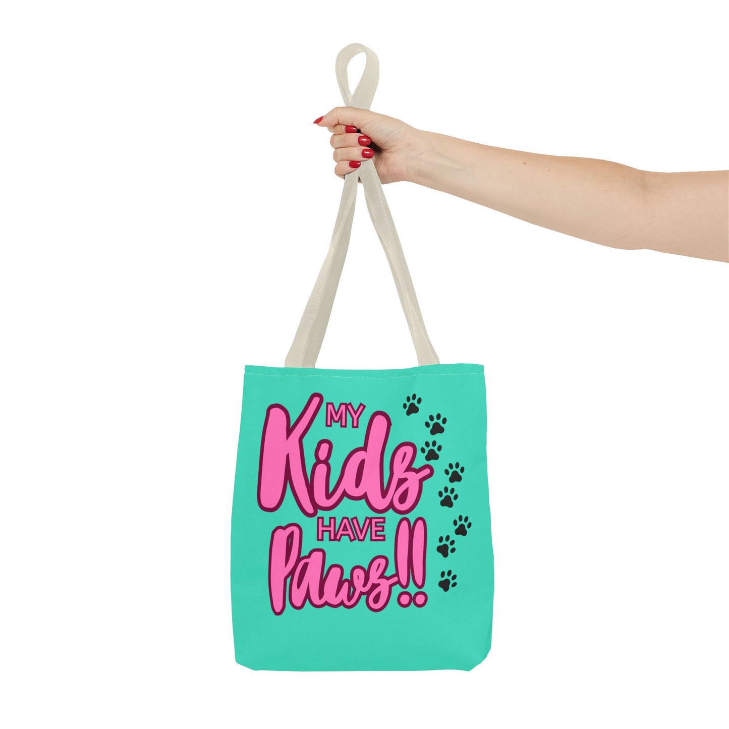 Tote Bag 13x13 My Kids Have Paws Mother