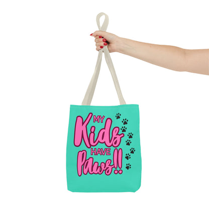 Tote Bag 13x13 My Kids Have Paws Mother