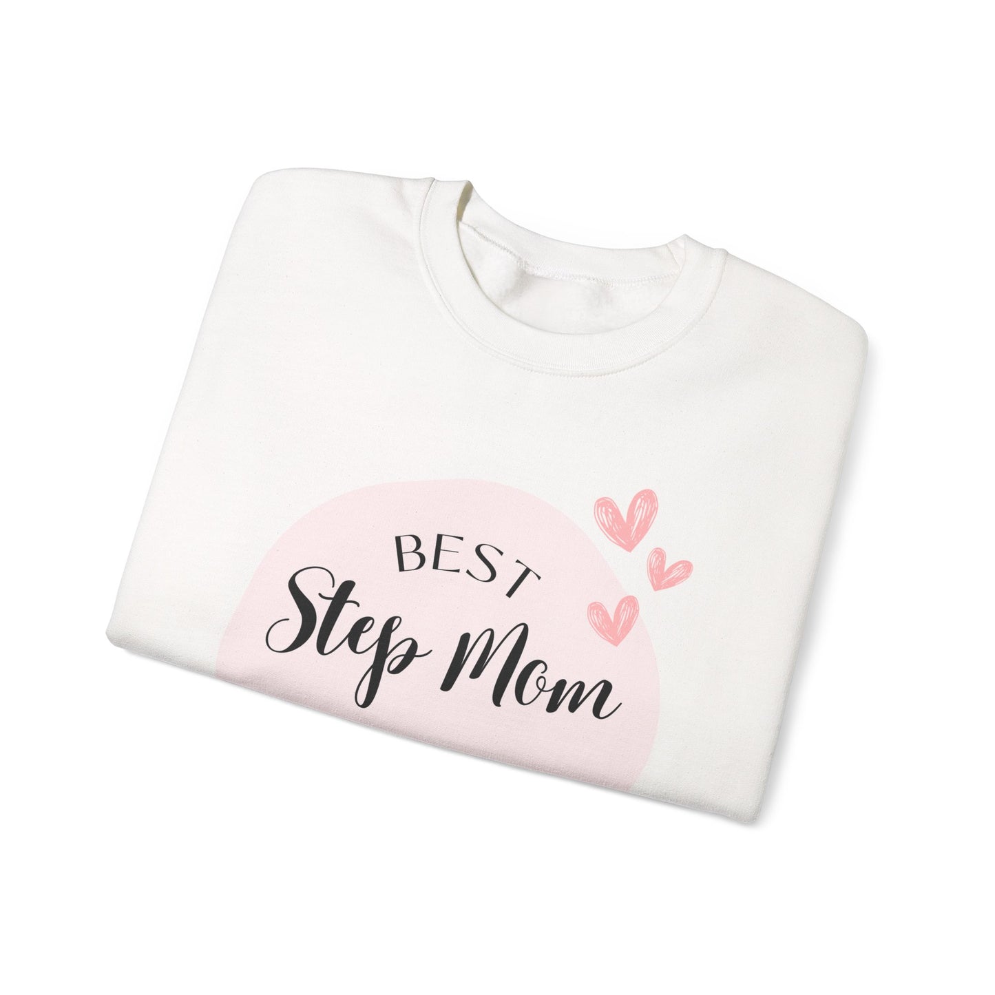 Best Step Mom Crewneck Sweatshirt – Cozy Gift for Step Moms