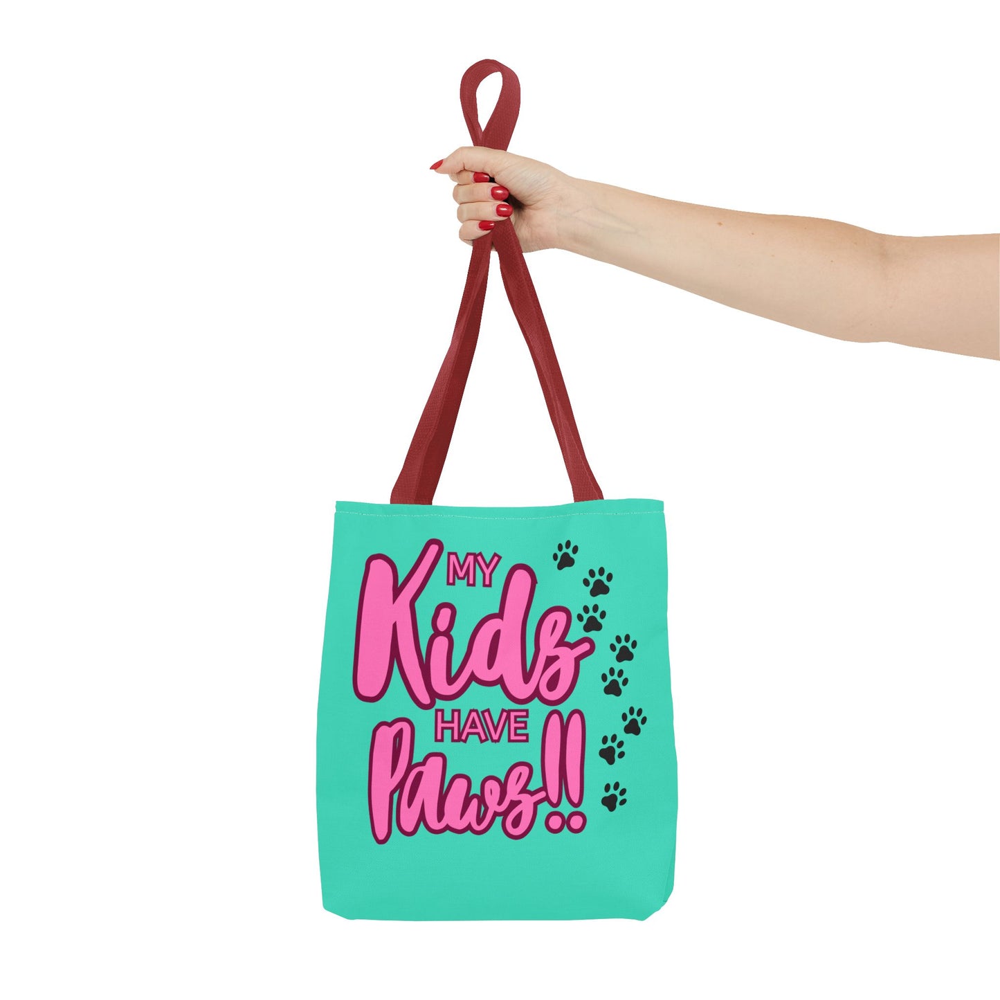 Tote Bag 13x13 My Kids Have Paws Mother