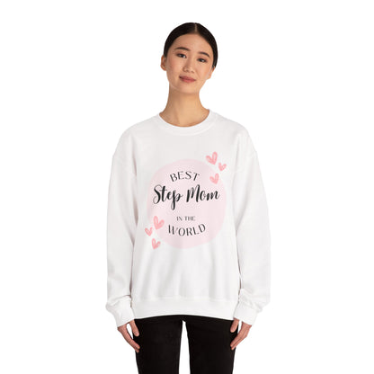 Best Step Mom Crewneck Sweatshirt – Cozy Gift for Step Moms
