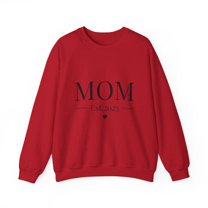 Mom Est. 2023 Crewneck Sweatshirt - Perfect Gift for New Moms