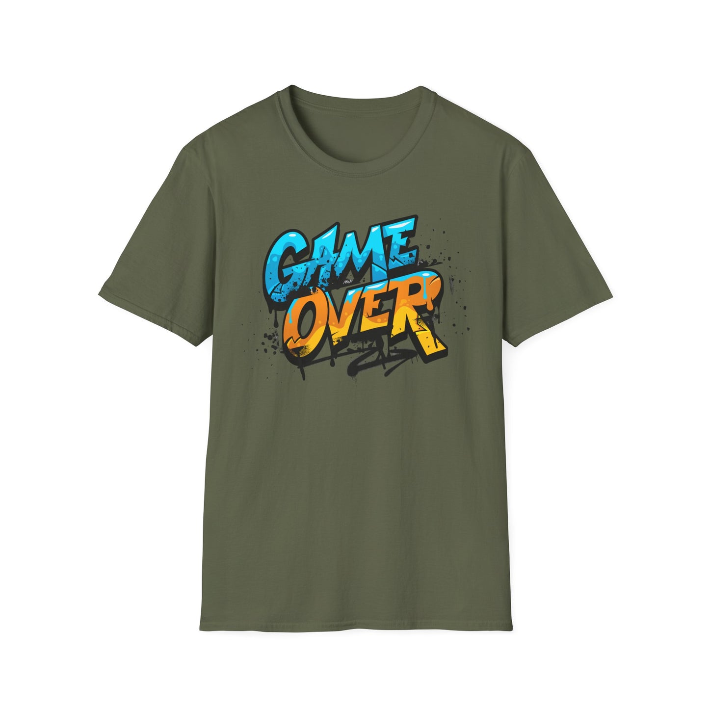 Unisex Softstyle T-Shirt - Gaming Game Over